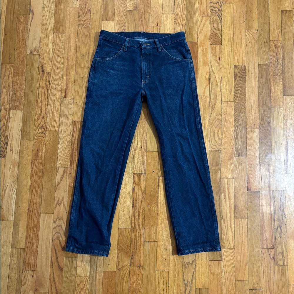 Rustler Men's Straight Blue Jeans